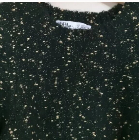 Zara size small chunky knit cropped sweater size small. - Picture 3 of 4